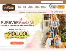 Tablet Screenshot of nutrish.com